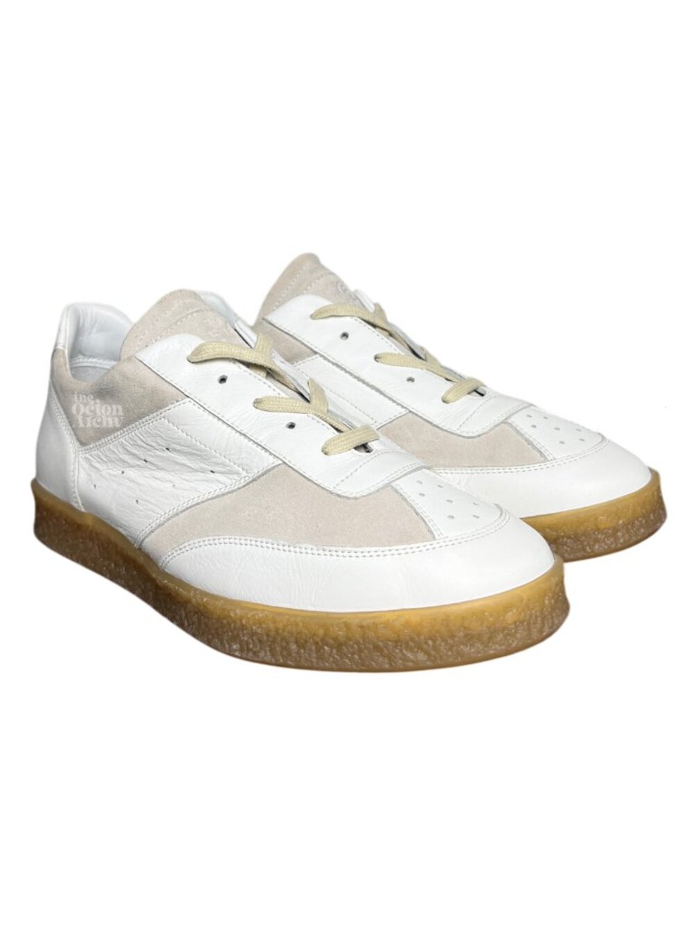 MM6 Maison Margiela Panelled Lace-Up Sneaker S59WS0193 'White Birch' Pre-Owned